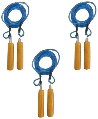 le buckle Skipping Rope Freestyle Skipping Rope(Blue, Length: 617 cm)