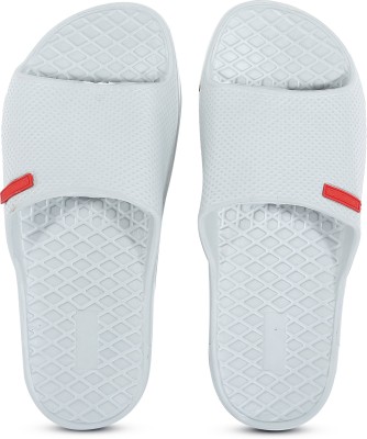 SAM-ERA Men MENS Slip On Slipper | Width: Medium | Fashion Slipper | Casual Slippers | White SlipperS | Black Slippers | Soft Slipper for Mens and Boys | Room Slippers | Bathroom Slippers | Outing Slippers for mens Slides(White , 9)