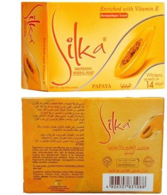 SILKA Papaya Whitening And Tightening (Pack Of 2)-135gm(2 x 67.5 g)