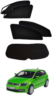 AuTO ADDiCT Side Window, Rear Window Sun Shade For Volkswagen Polo Exquisite(Black)
