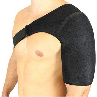 Witzion Shoulder Support Adjustable Shoulder Brace Neoprene Left Shoulder Support(Black)