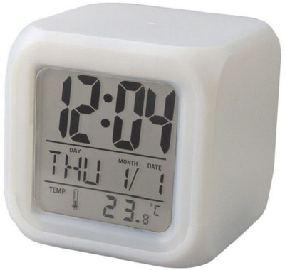 Luxula Digital White Clock