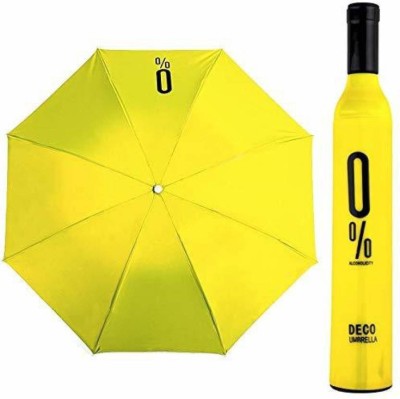 G-MTIN G-Fashionable Bottle Shape Umbrella Umbrella Umbrella(Yellow)