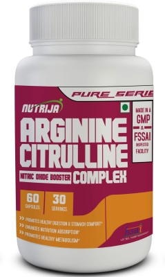 NutriJa L-Arginine and L-Citrulline Complex Capsules(60 No)