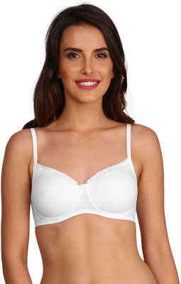 JOCKEY Women T-Shirt Lightly Padded Bra(White)