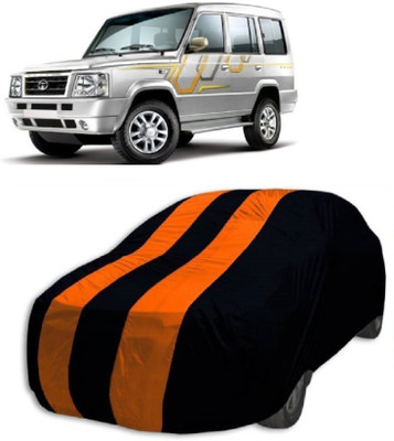 MoTRoX Car Cover For Tata Sumo Victa (Without Mirror Pockets)(Orange, Blue)