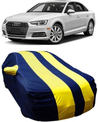 MoTRoX Car Cover For Audi A4 (With Mirror Pockets)(Blue, Yellow)