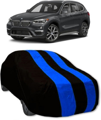 MoTRoX Car Cover For BMW X1 (Without Mirror Pockets)(Red, Blue)