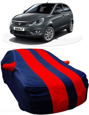 MoTRoX Car Cover For Tata Bolt (With Mirror Pockets)(Blue, Red)