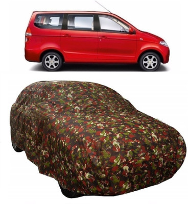 MoTRoX Car Cover For Chevrolet Enjoy (With Mirror Pockets)(Multicolor)