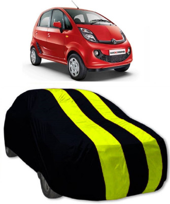 MoTRoX Car Cover For Tata Nano (Without Mirror Pockets)(Red, Yellow)