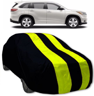 MoTRoX Car Cover For Toyota Highlander (Without Mirror Pockets)(Red, Yellow)