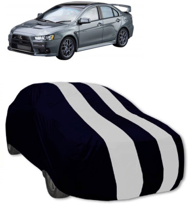 MoTRoX Car Cover For Mitsubishi Lancer Evolution (Without Mirror Pockets)(Red, White)