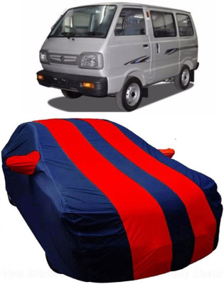 MoTRoX Car Cover For Maruti Suzuki Omni (With Mirror Pockets)(Blue, Red)