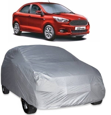 MoTRoX Car Cover For Ford Figo Aspire (Without Mirror Pockets)(Silver)