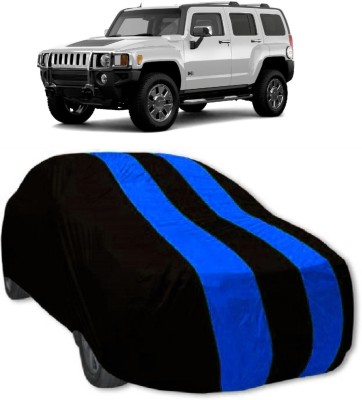 MoTRoX Car Cover For GM Hummer H3 (Without Mirror Pockets)(Red, Blue)