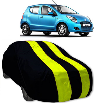 MoTRoX Car Cover For Maruti Suzuki A-Star (Without Mirror Pockets)(Red, Yellow)