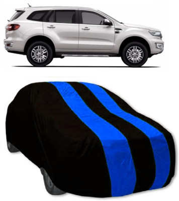 MoTRoX Car Cover For Ford Endeavour (Without Mirror Pockets)(Red, Blue)