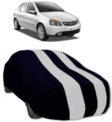 MoTRoX Car Cover For Tata Indigo eCS (Without Mirror Pockets)(Red, White)