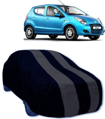 MoTRoX Car Cover For Maruti Suzuki A-Star (Without Mirror Pockets)(Grey, Blue)