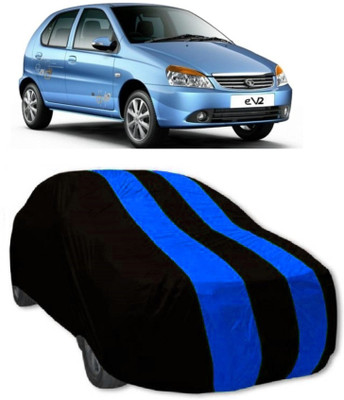 MoTRoX Car Cover For Tata Indica eV2 (Without Mirror Pockets)(Red, Blue)