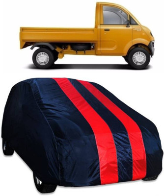 MoTRoX Car Cover For Mahindra Jeeto (Without Mirror Pockets)(Red, Blue)