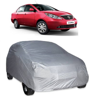 MoTRoX Car Cover For Tata Manza (Without Mirror Pockets)(Silver)