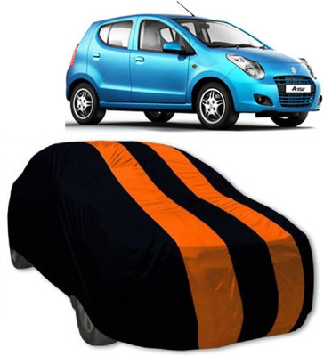 MoTRoX Car Cover For Maruti Suzuki A-Star (Without Mirror Pockets)(Orange, Blue)