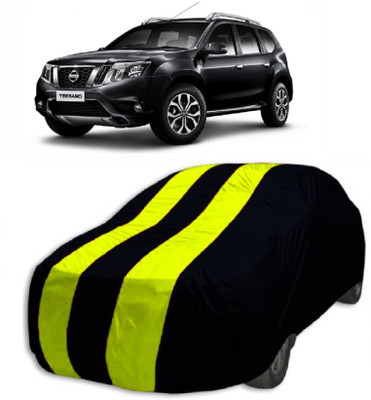 MoTRoX Car Cover For Nissan Terrano (Without Mirror Pockets)(Red, Yellow)
