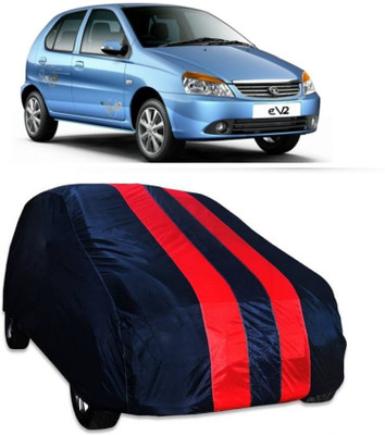 MoTRoX Car Cover For Tata Indica eV2 (Without Mirror Pockets)(Red, Blue)