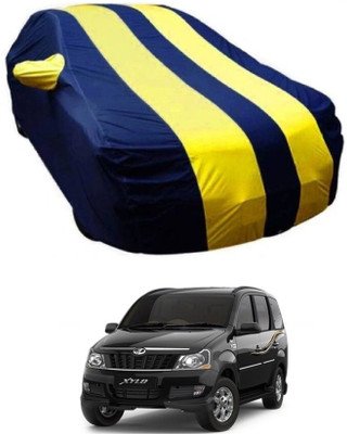 MoTRoX Car Cover For Mahindra Xylo (With Mirror Pockets)(Blue, Yellow)