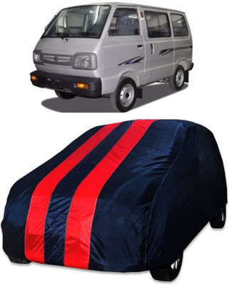 MoTRoX Car Cover For Maruti Suzuki Omni (Without Mirror Pockets)(Red, Blue)