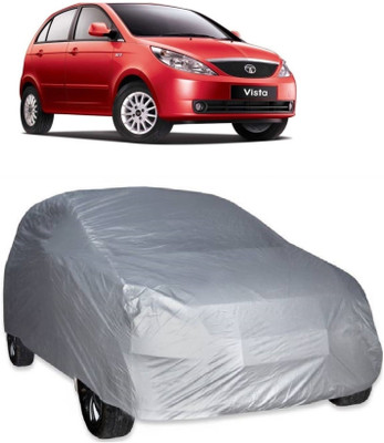 MoTRoX Car Cover For Tata Vista Tech (Without Mirror Pockets)(Silver)
