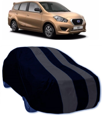 MoTRoX Car Cover For Nissan Go+ (Without Mirror Pockets)(Grey, Blue)