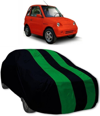MoTRoX Car Cover For Mahindra Reva (Without Mirror Pockets)(Green, Blue)