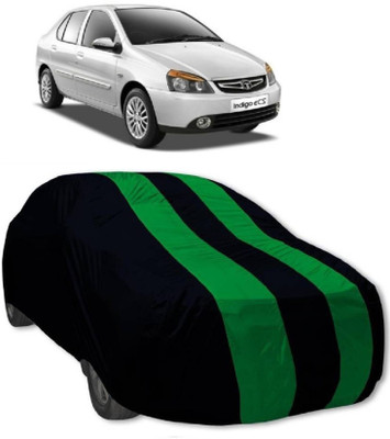 MoTRoX Car Cover For Tata Indigo eCS (Without Mirror Pockets)(Green, Blue)