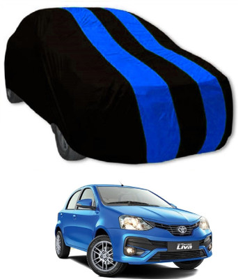 MoTRoX Car Cover For Toyota Etios Liva (Without Mirror Pockets)(Red, Blue)