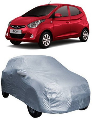 AAMANG Car Cover For Hyundai Eon (With Mirror Pockets)(Silver)