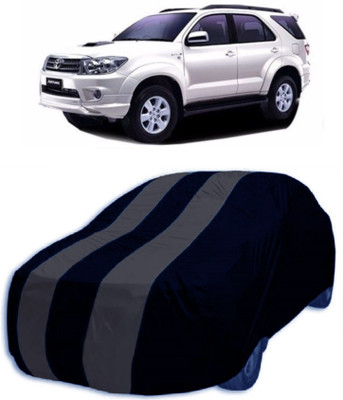 MoTRoX Car Cover For Toyota Fortuner Old (Without Mirror Pockets)(Grey, Blue)