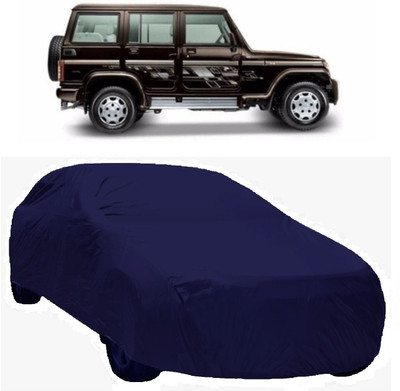 MoTRoX Car Cover For Mahindra Bolero (Without Mirror Pockets)(Blue)