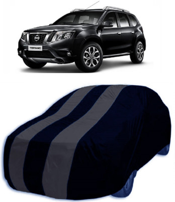 MoTRoX Car Cover For Nissan Terrano (Without Mirror Pockets)(Grey, Blue)
