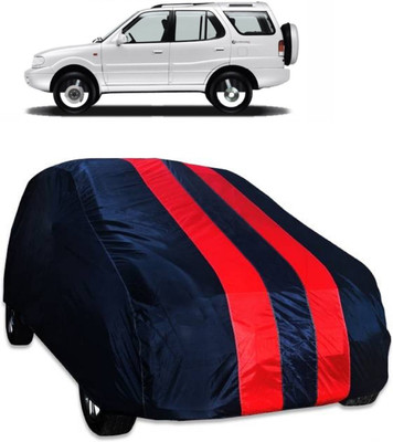 MoTRoX Car Cover For Tata Safari Dicor (Without Mirror Pockets)(Red, Blue)
