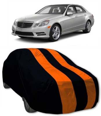 MoTRoX Car Cover For Mercedes Benz E-Class (Without Mirror Pockets)(Orange, Blue)