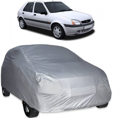 MoTRoX Car Cover For Ford Fiesta Old (Without Mirror Pockets)(Silver)
