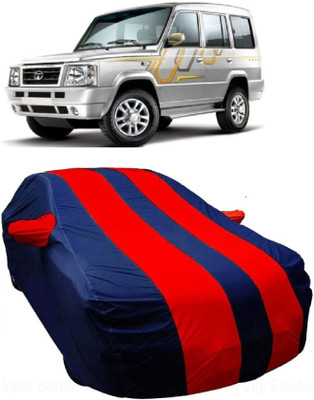 MoTRoX Car Cover For Tata Sumo Victa (With Mirror Pockets)(Blue, Red)