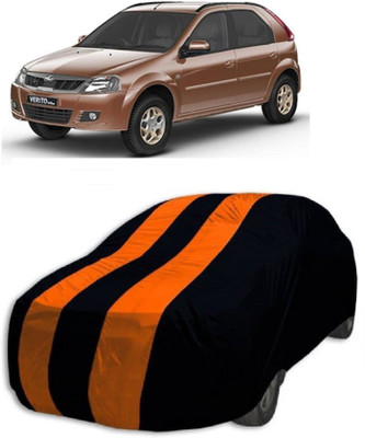 MoTRoX Car Cover For Mahindra Verito Vibe (Without Mirror Pockets)(Orange, Blue)