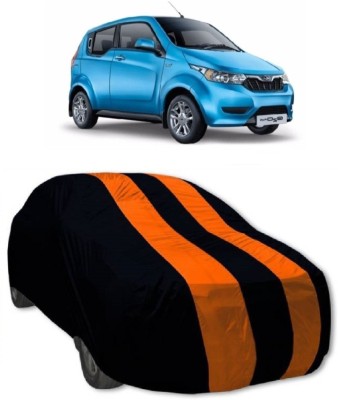 MoTRoX Car Cover For Mahindra e20 (Without Mirror Pockets)(Orange, Blue)