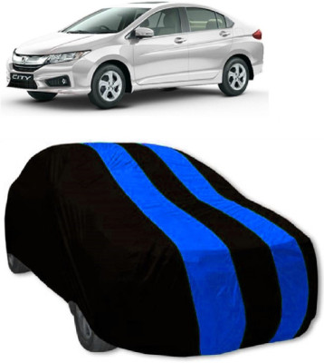 MoTRoX Car Cover For Honda City ZX (Without Mirror Pockets)(Red, Blue)