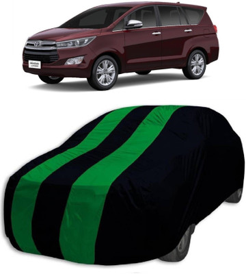 MoTRoX Car Cover For Toyota Innova (Without Mirror Pockets)(Green, Blue)