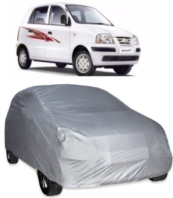 MoTRoX Car Cover For Hyundai Santro (Without Mirror Pockets)(Silver)
